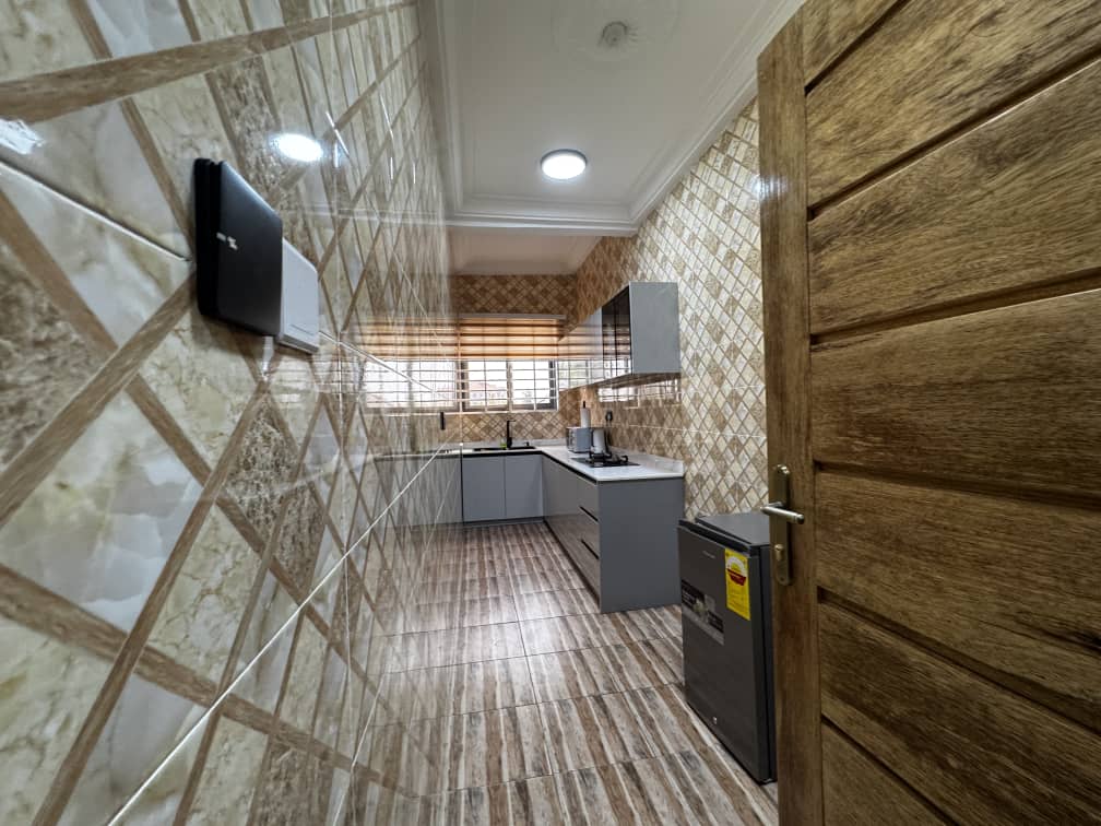 Contemporary apartment facade and warm exterior styling